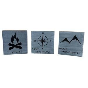 Adventure Shelf‎ Decor Box Sign Set of 3